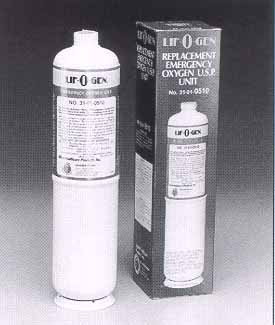 Oxygen Emergency Units, Portable, Replacement Oxyg