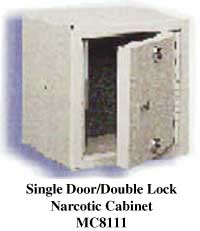 Single Door/double Lock Narcotic Box