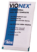 Vionex Antimicrobial Skin Wipe Towelette